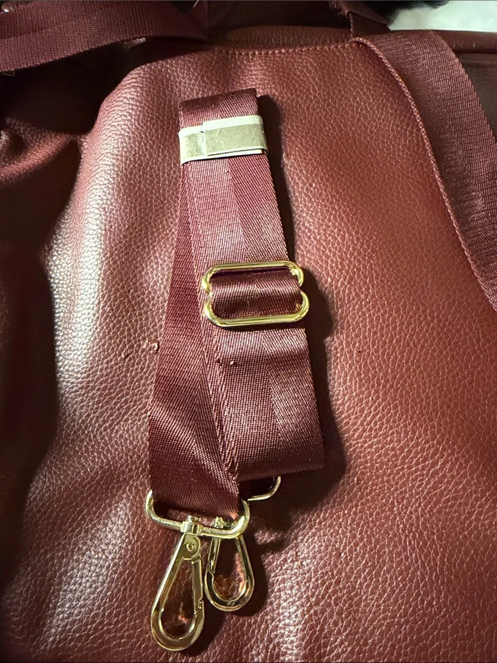 Fawn Diaper Bag Maroon